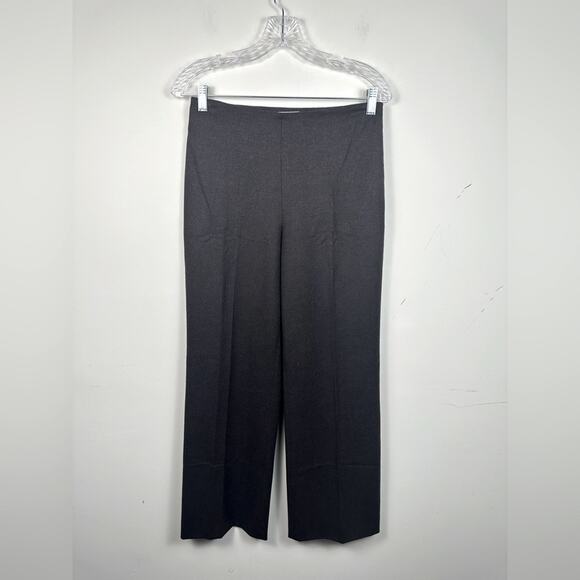 Gunex Made in Italy Wool Cropped Trouser Burgundy Heather Size 6 EUC Virgin Wool - Picture 1 of 7